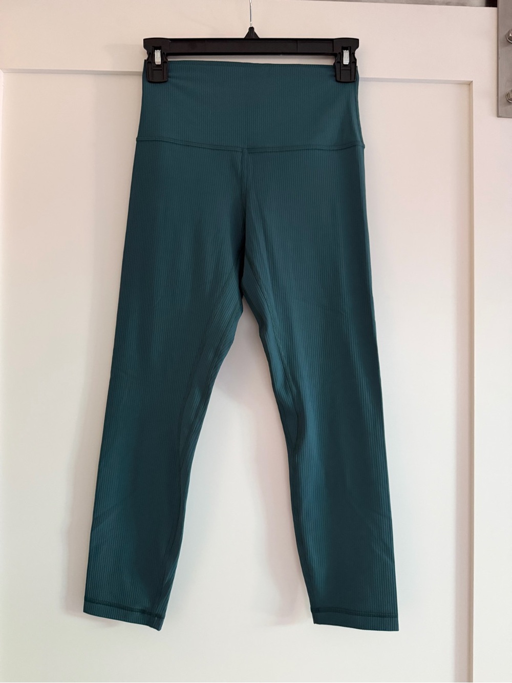 lululemon athletica Ribbed High-Waist Leggings - Teal Green